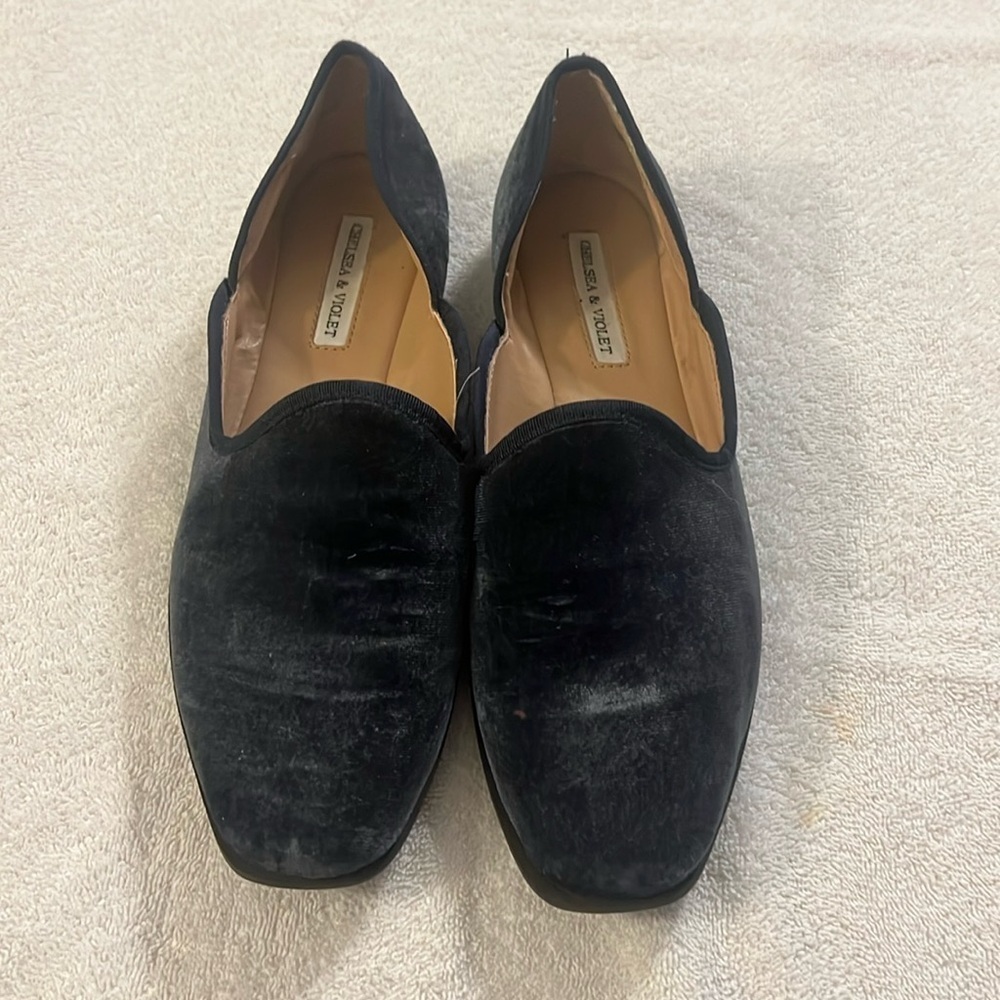 Chelsea & Violet velvet shoe